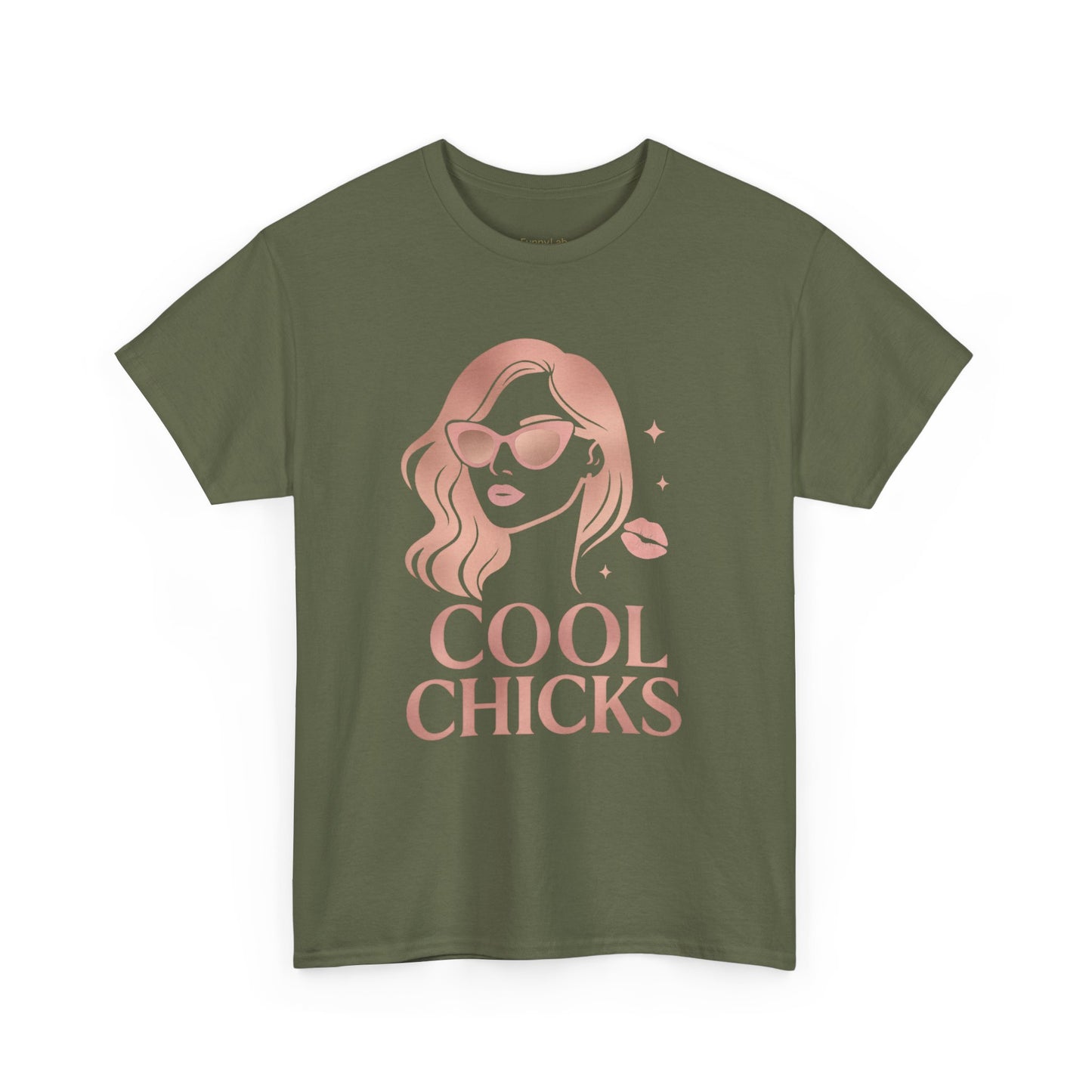 COOL CHICKS T-Shirt – Lässiger Vintage-Look mit Statement