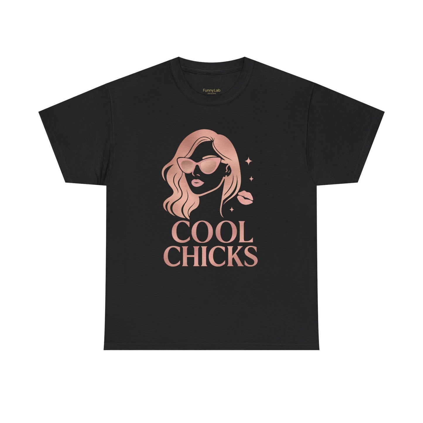 COOL CHICKS T-Shirt – Lässiger Vintage-Look mit Statement