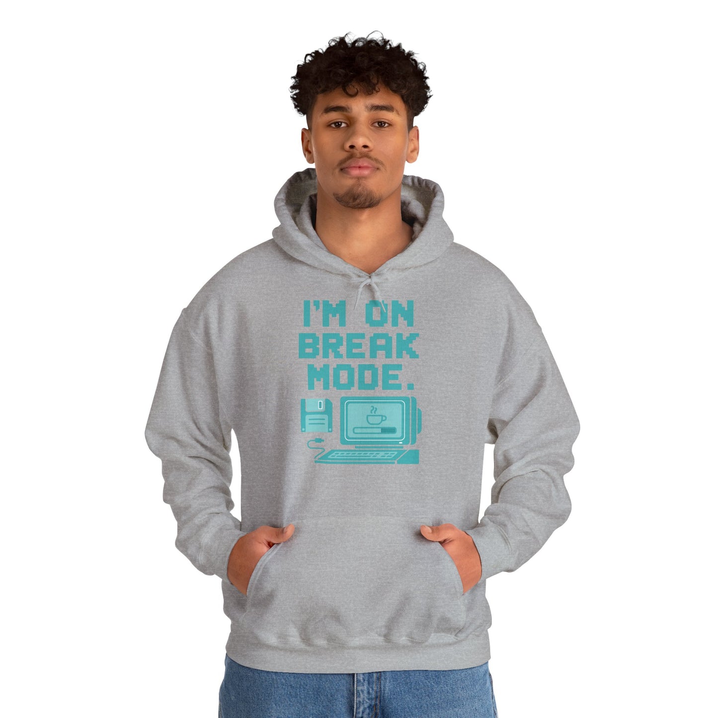 Break Mode Hoodie - Comfy Unisex Sweatshirt for Relaxation