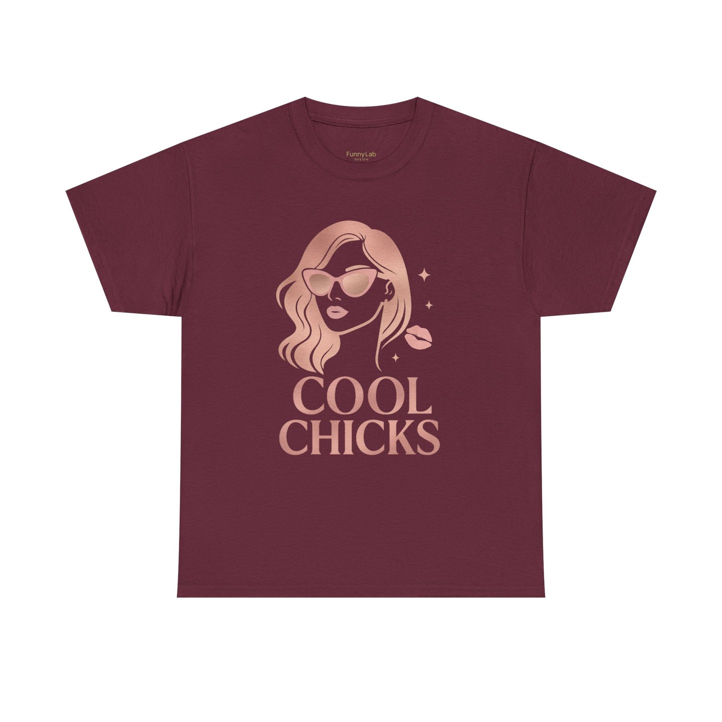 COOL CHICKS T-Shirt – Lässiger Vintage-Look mit Statement