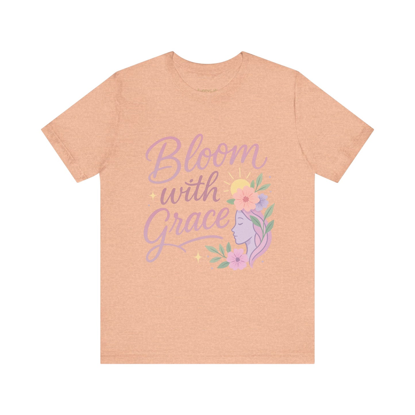 Bloom with Grace –  Unisex Jersey Short Sleeve Tee
