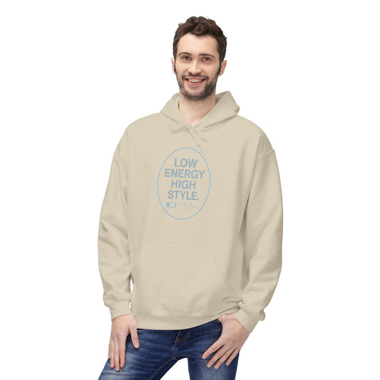 Low Energy High Style Unisex Fleece Hoodie