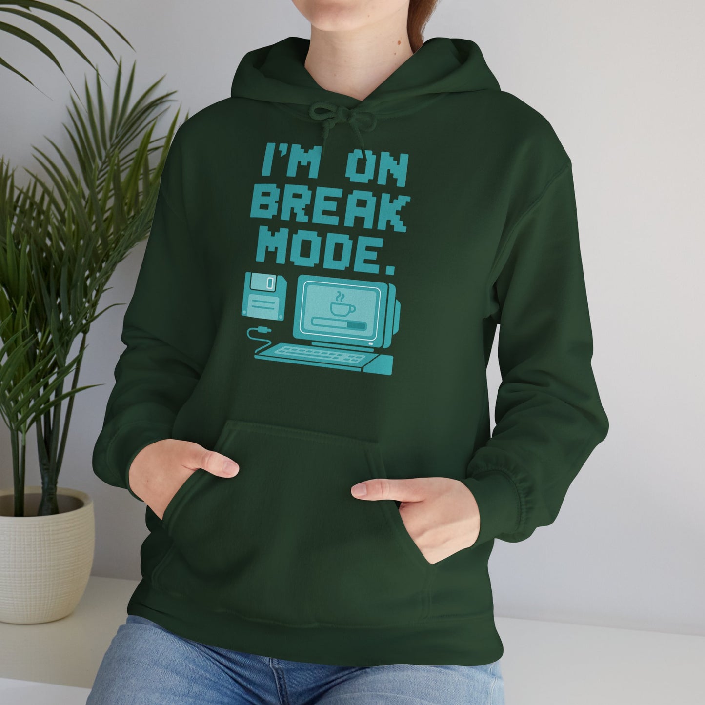 Break Mode Hoodie - Comfy Unisex Sweatshirt for Relaxation