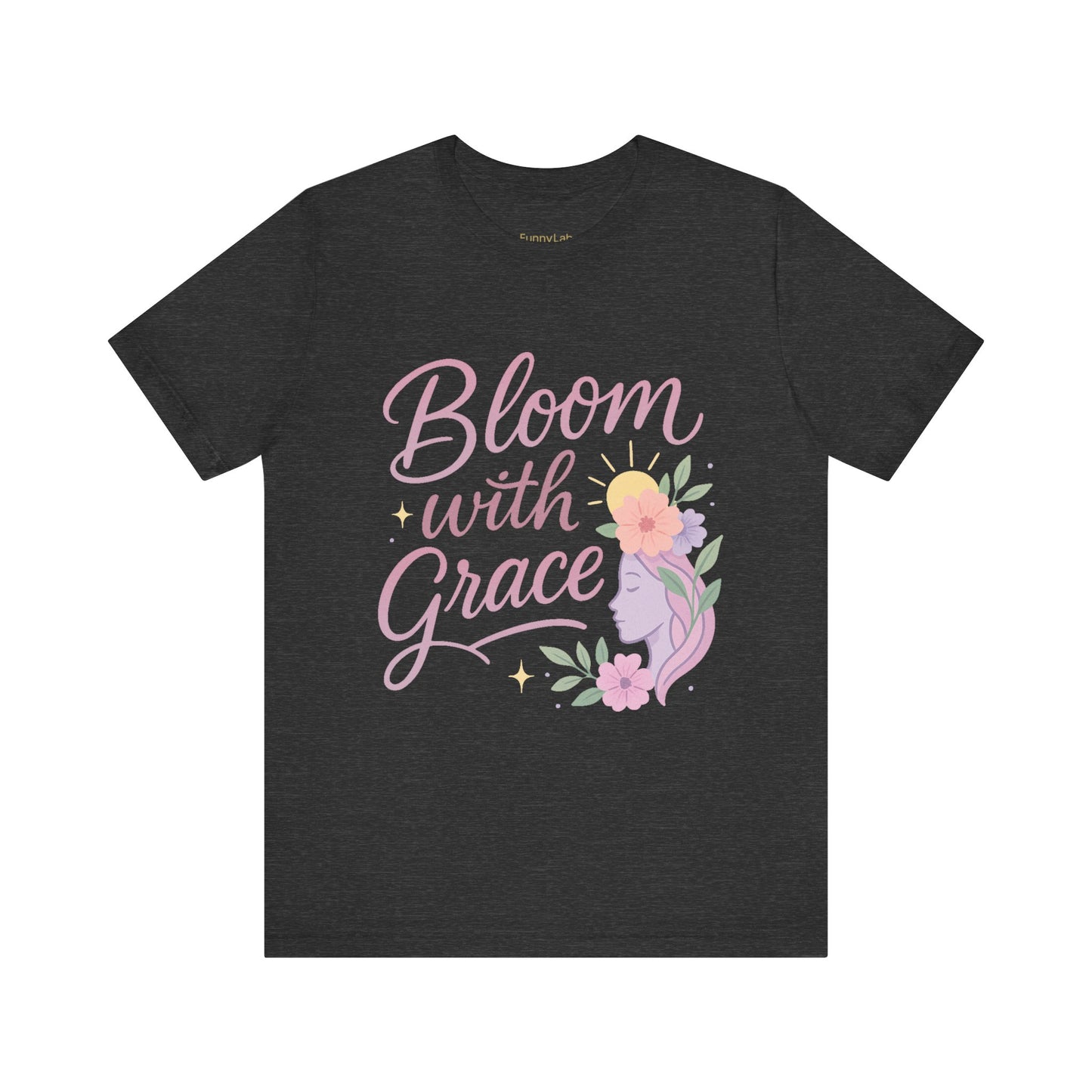 Bloom with Grace –  Unisex Jersey Short Sleeve Tee
