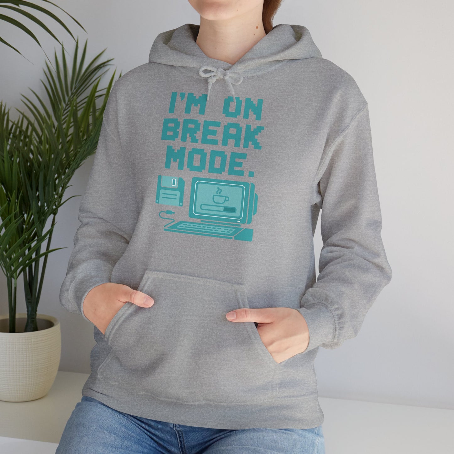 Break Mode Hoodie - Comfy Unisex Sweatshirt for Relaxation
