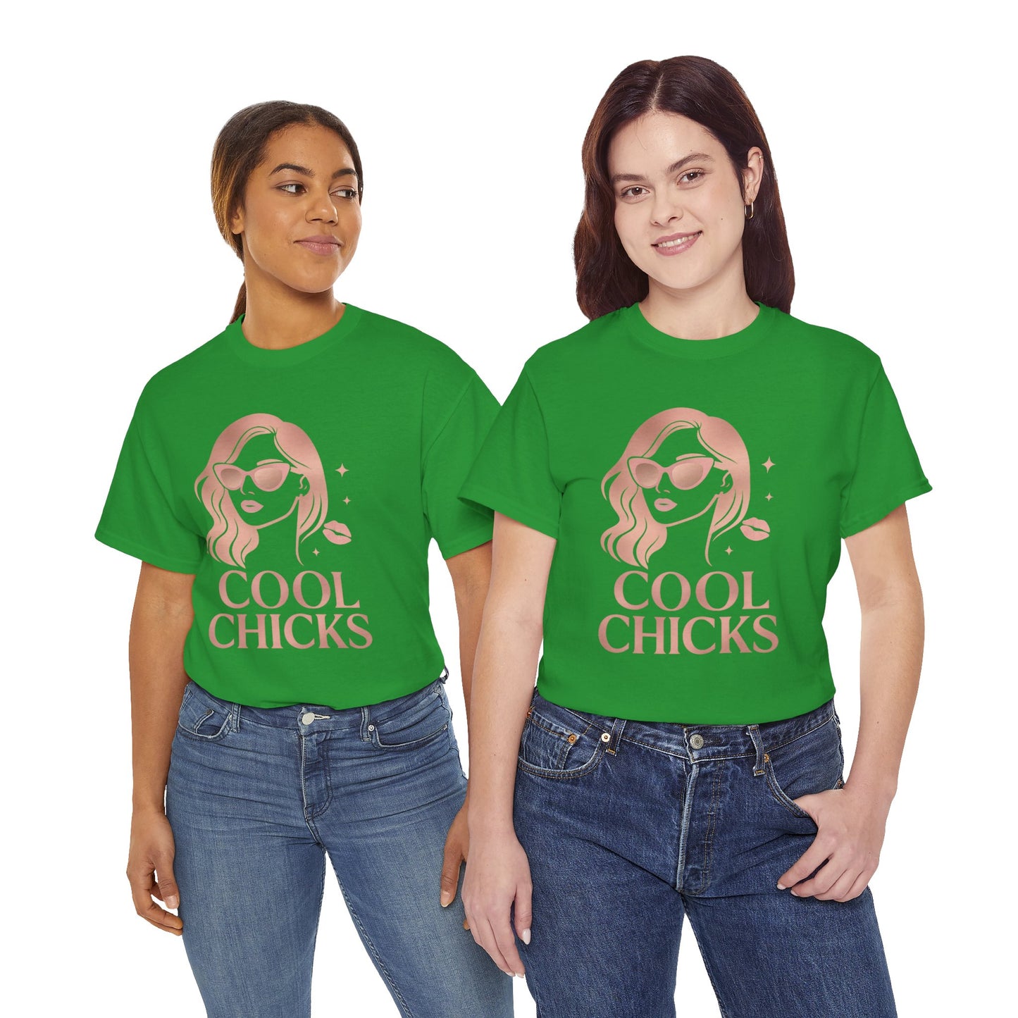 COOL CHICKS T-Shirt – Lässiger Vintage-Look mit Statement