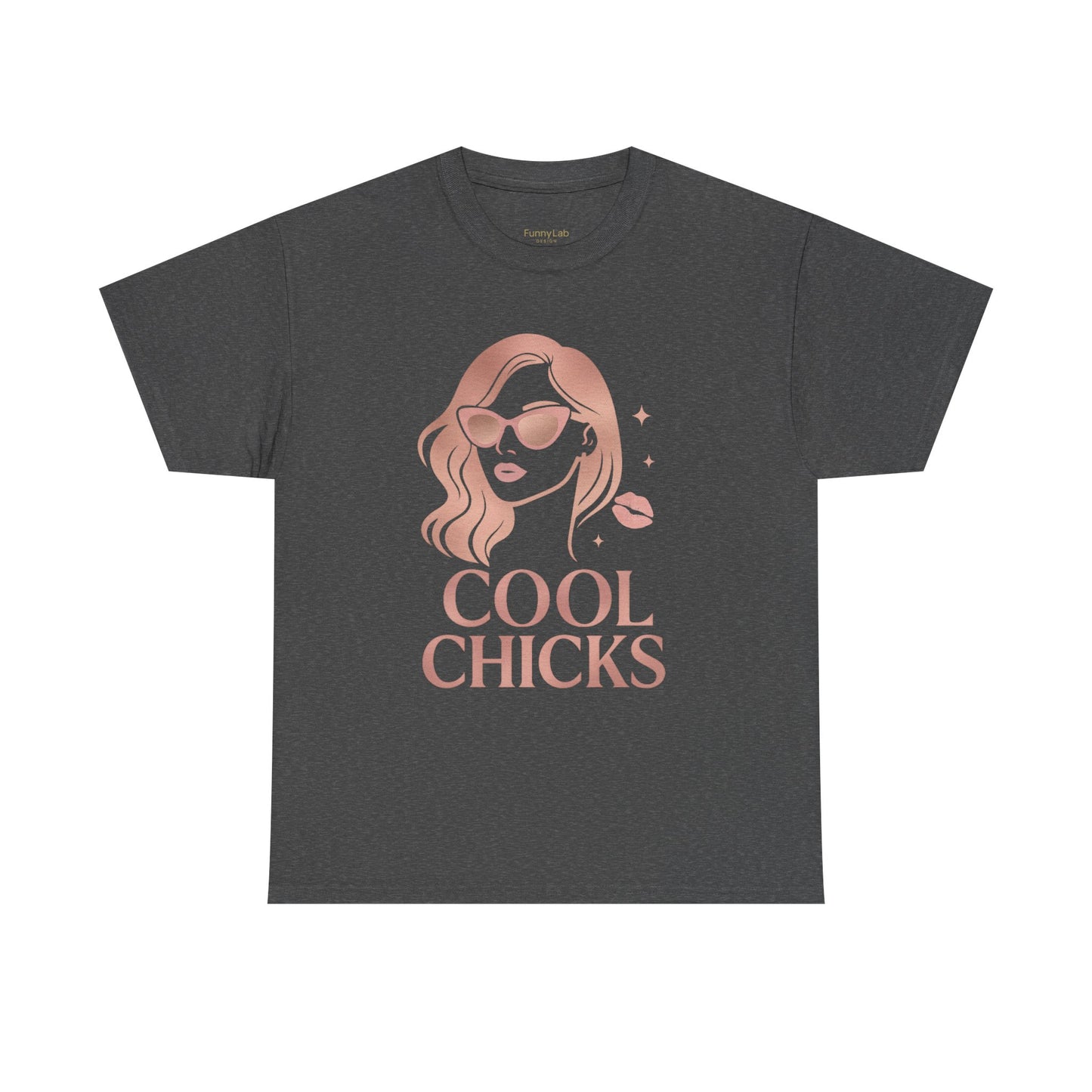 COOL CHICKS T-Shirt – Lässiger Vintage-Look mit Statement