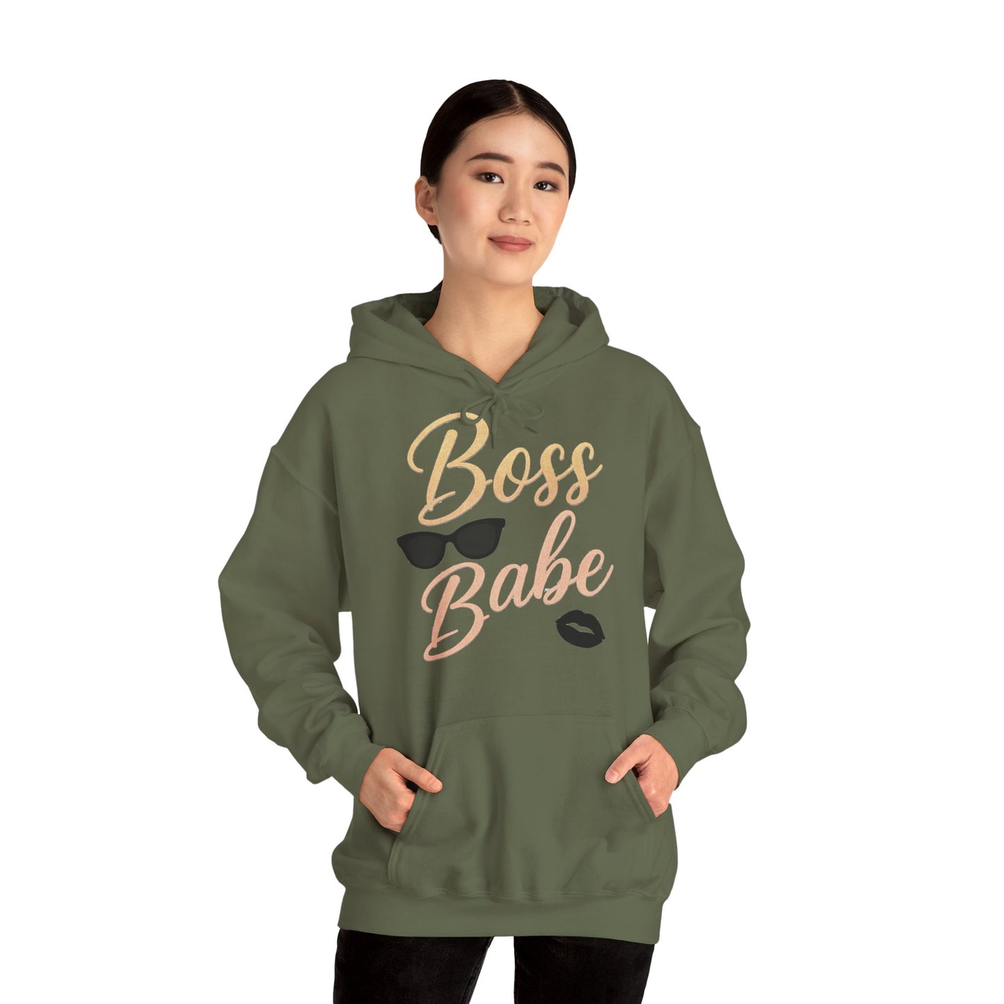 Boss Babe Unisex Hoodie – Stylish & Empowering Sweatshirt for Confident Women